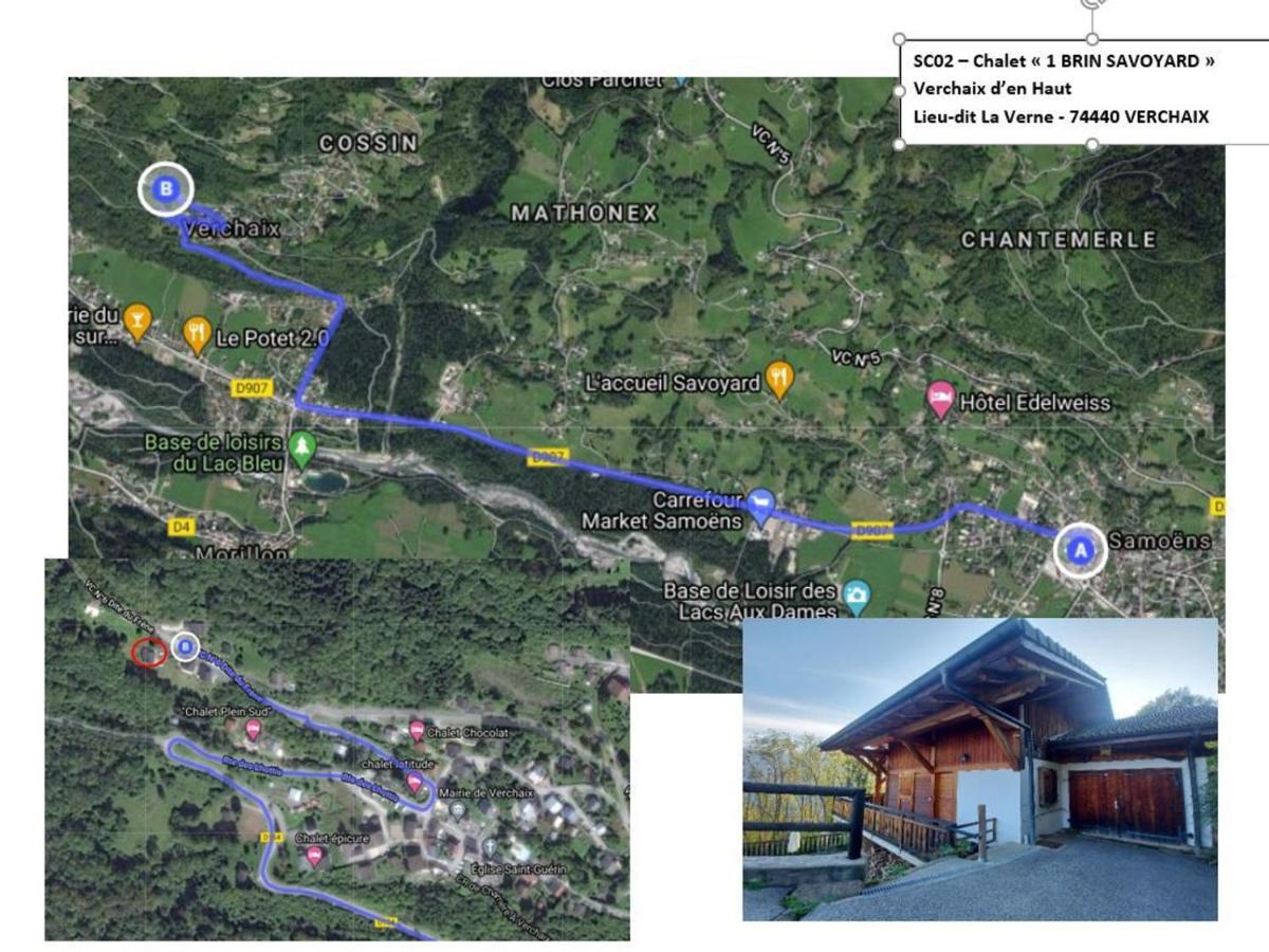 Chalet Savoyard Avec Jardin, Poele A Bois Et Wifi - Fr-1-624-11 Verchaix Buitenkant foto